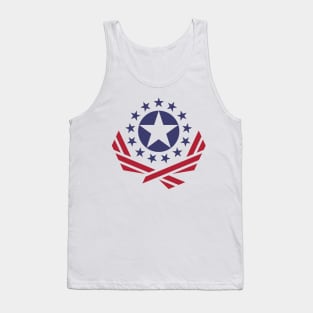 Red, White, and Bürkit Tank Top